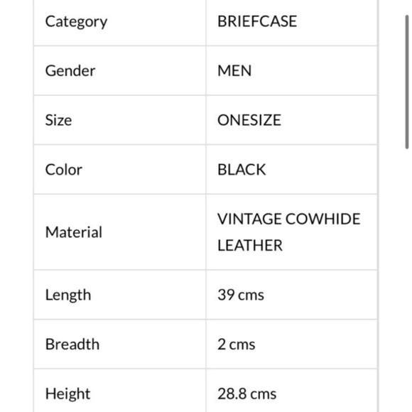 IL Bisonte Black Leather Briefcase GDLC_IB001 - Picture 13 of 13